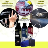 Wavex Car Polish Kit 12 Pcs | Includes Car Dashboard Polish, Car Wax, Tyre Polish, Car Shampoo, Windshield Washer & Car Freshener, Scratch Remover, 2 Cloths, 3 Applicators - Car Washing Kit