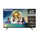 Hisense 108 cm (43 inches) E5Q Series Full HD Smart QLED Google TV 43E5Q (Black)