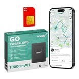 Onelap GO Portable GPS (with 4G SIM) - Wireless GPS Tracker for Car, Kids School Bag, Scooty, Trucks or Anything | 10000 mAH Battery | Voice Monitoring | Magnetic Grip | 1 Year Android & iOS App