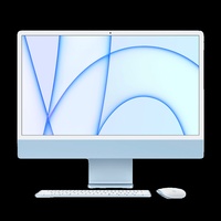 24" iMac® with Retina 4.5K display - Apple M1 8GB Memory - 256GB SSD - w/Touch ID (Latest Model) - Blue