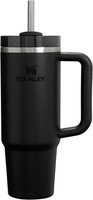 STANLEY Quencher H2.0 Tumbler with Handle and Straw 30 oz | Flowstate 3-Position Lid | Cup Holder Compatible for Travel | Insulated Stainless Steel Cup | BPA-Free | Black 2.0