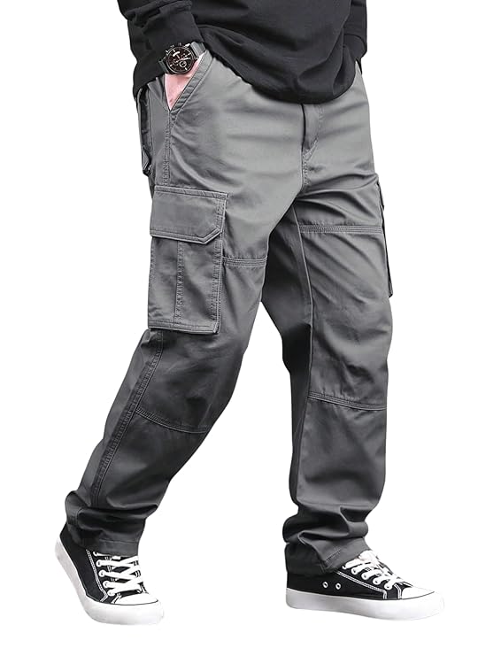 Lymio Men Cargo || Men Cargo Pants Cotton || Casual Cargos Pant (Cargo-46-49)